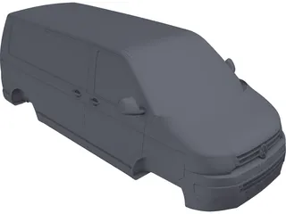 Volkswagen Transporter T5 3D Model preview