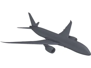 Boeing 787 3D Model preview