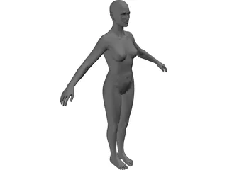 Female 3D Model preview
