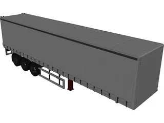 Trailer 3D Model preview