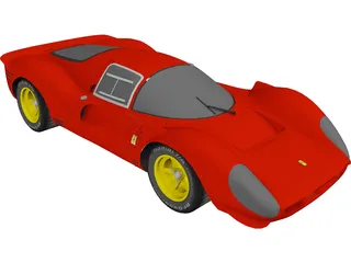 Ferrari F330 P4 (1967) 3D Model preview
