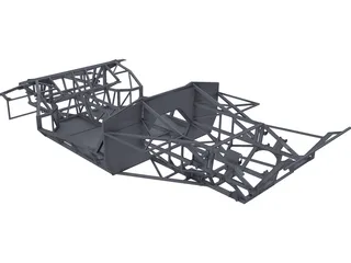 Lamborghini Diablo/Murcielago Kit-Car Chassis 3D Model preview