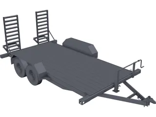 Trailer 3D Model preview