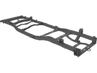 Range Rover Chassis (2010) 3D Model preview