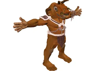 Monster 3D Model preview