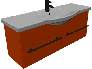 Kitchen Sink Moushan 3D Model preview