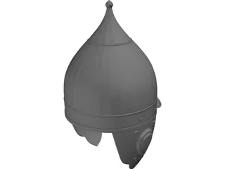 Russian Knight Helmet 3D Model preview