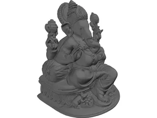 Ganpati 3D Model preview