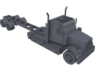 Western Star 4900SF (LWB) 3D Model preview