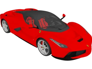 Ferrari LaFerrari 3D Model preview