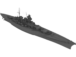 SMS Grosser Kurfurst 3D Model preview