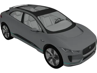 Jaguar I-Pace Concept 3D Model preview
