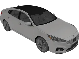 Kia Cadenza (2017) 3D Model preview