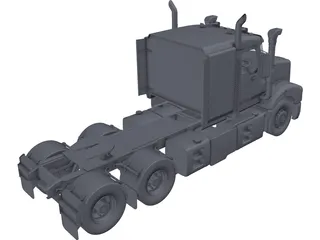 Mack Superliner 3D Model preview
