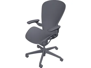 Herman Miller Aeron Chair 3D Model preview
