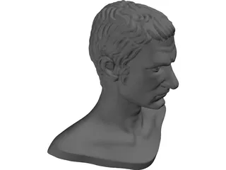 Statue of Caesar 3D Model preview