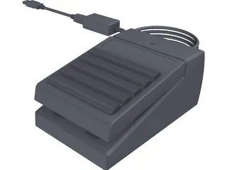 Pedal Captures Endoscopy 3D Model preview
