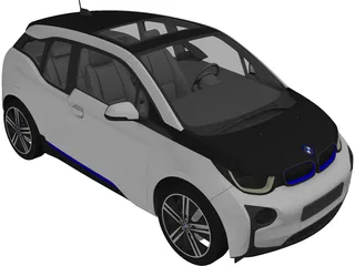 BMW i3 3D Model preview