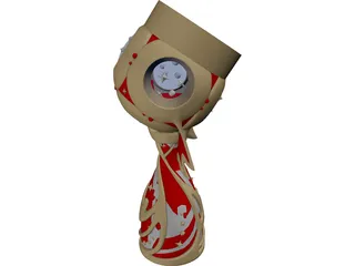 FIFA Cup Russia 2018 Trophy 3D Model preview