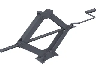 Scissors Jack Mechanism 3D Model preview