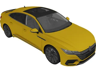 Volkswagen Arteon R-Line (2018) 3D Model preview