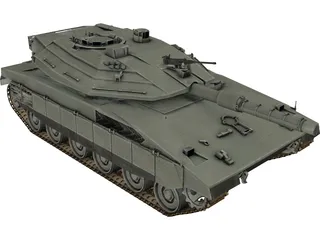 Merkava IV 3D Model preview