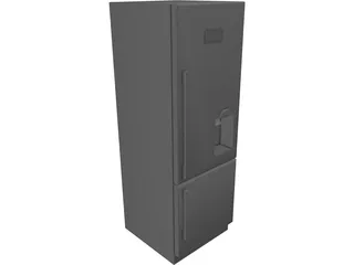 Refrigerator 3D Model preview