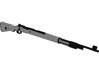 Mauser Karabiner 3D Model preview