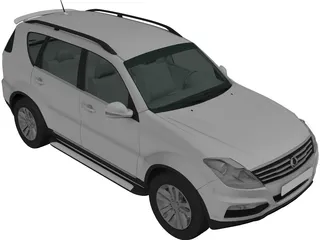 SsangYong Rexton 3D Model preview