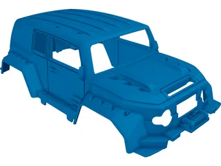 Toyota FJ Cruiser Body 3D Model preview