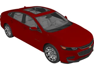 Chevrolet Malibu (2018) 3D Model preview