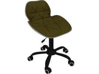 Modern Armchair 3D Model preview