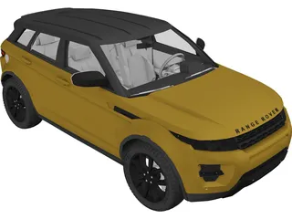 Range Rover Evoque 3D Model preview
