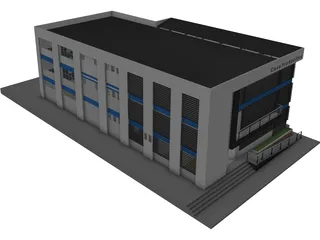 School 3D Model preview