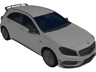 Mercedes-Benz A45 AMG 3D Model preview
