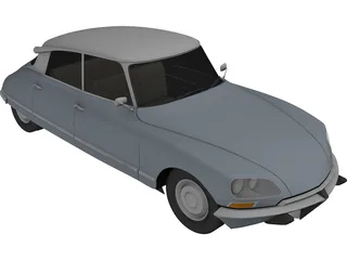 Citroen DS (1967) 3D Model preview