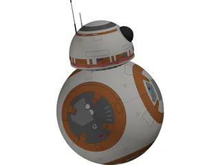 BB8 Droid 3D Model preview