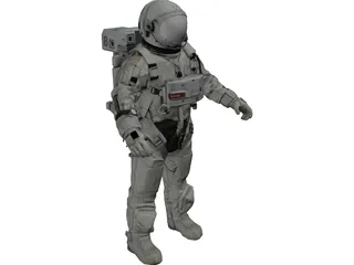 Space Suit 3D Model preview