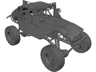 Dune Buggy 3D Model preview