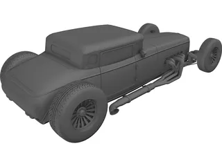 Rat Rod 3D Model preview