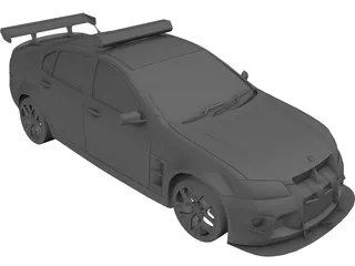 Holden HSV W427 Police 3D Model preview