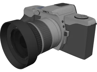 Minolta Photo Camera 3D Model preview