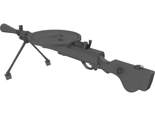 DP-28 3D Model preview