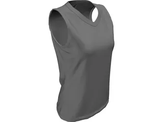 Volleyball Jersey 3D Model preview