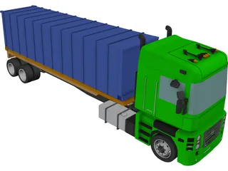 Truck 3D Model preview
