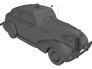 Buick Special (1937) 3D Model preview