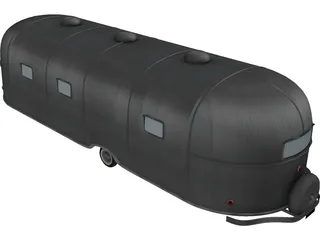 Airstream Trailer (1950) 3D Model preview
