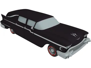 Hearse (1950) 3D Model preview