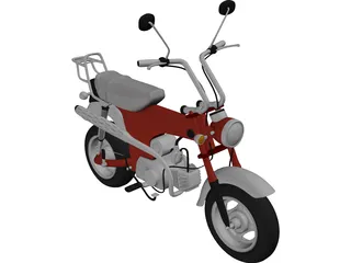 Honda CT70 (1969) 3D Model preview