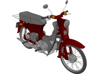 Moped 3D Model preview